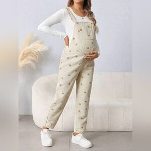 Maternity Daily Casual Shoulder Strap Jumsuit